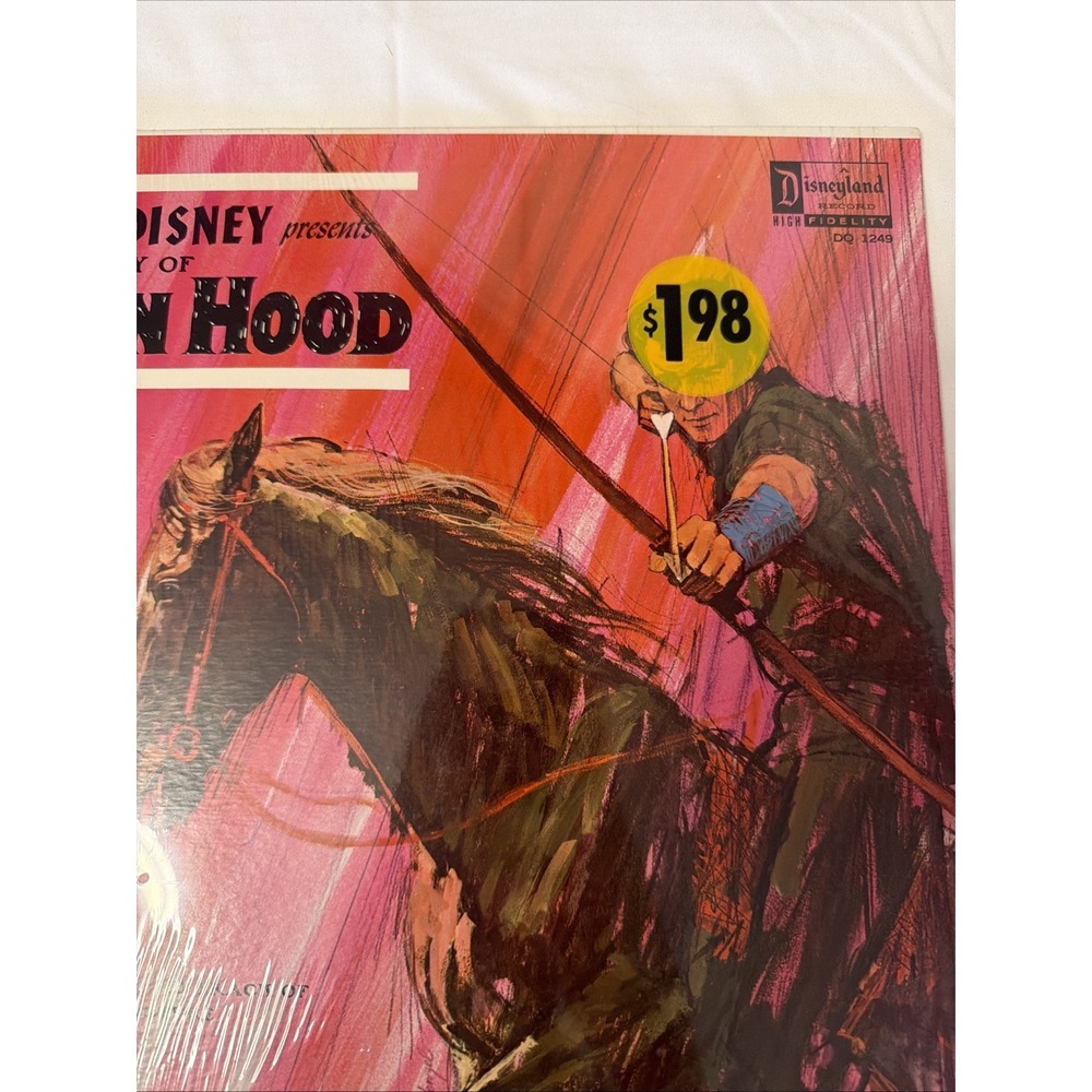 Walt Disney The Story Of Robin Hood Vintage Vinyl Record LP Rare Sealed DQ1249 - Picture 16 of 16